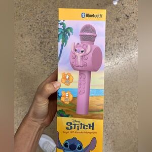 NWT Licensed Disney Stitch Bluetooth Karaoke Microphone